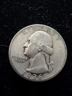 1936 P Washington 90% Silver Quarter No Mint Mark Philadelphia