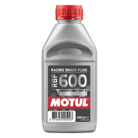 1X BremsflÜSsigkeit RBF 600 Racing Brake Fluid 500ML 100948 Motul