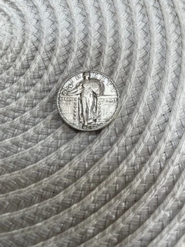 1925 Standing Liberty Silver Quarter - 25C - No Reserve!
