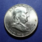 1957-D Franklin Half Dollar  Ch. BU