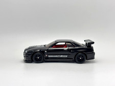 2026 Hotwheels nissan skyline GTR R34 black, ...