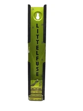 VINTAGE OLD GAS STATION FUSE DISPLAY LITTELFUSE METAL DISPLAY BOX & FUSES AUTOMO