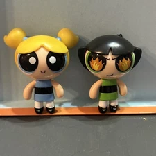 The Powerpuff Girls Bubbles & Buttercup Figure Lot Of 2 2016 Spin Master