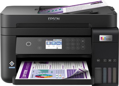 Epson EcoTank ET-3850 Farbtintenstrahl-Multifunktionsgerät + 1 EXTRA SET TINTEN