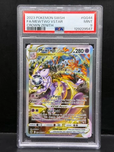 Mewtwo Vstar GG44/GG70 Crown Zenith Rare Pokemon Card PSA 9 MINT