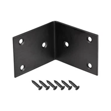 Corner Brace Angle Bracket Stainless Steel L Shape 65mmx65mmx48mm 4 Pcs