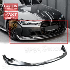For BMW G80 M3 G82 G83 M4 2021-2024 CSL Style Carbon Fiber Front Bumper Lip Kit