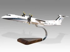 De Havilland Dash 8 400 Skywork Airlines Desk Wood Airplane Model Large 1/72