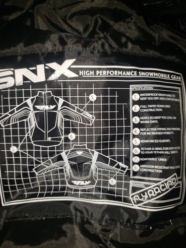 fly racing snowmobile jacket - Picture 2 of 3