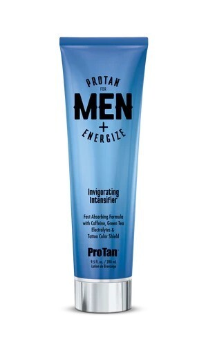 Pro Tan for Men + Energize Invigorating Intensifier sunbed tanning lotion cream