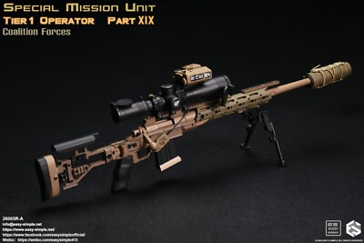 1:6 scale Easy & Simple Coalition Forces CAG SRL Sniper Rifle Set