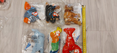 Mc Donalds Happy Meal Toys New Beanie Babies 6 Pieces Originally Packed 1993