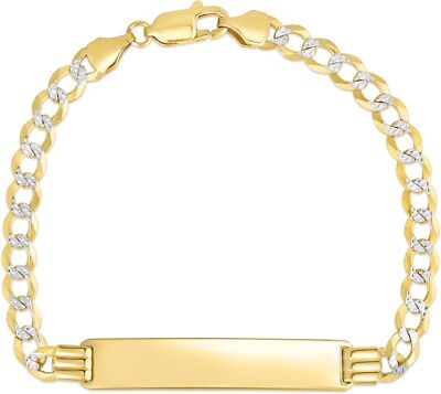 10k gold bracelet engraved