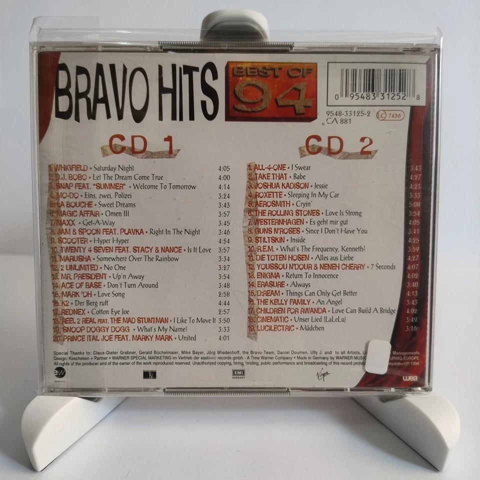 Various – Bravo Hits Best Of '94, Album/Sampler (G/G-), EastWest, MA-635 - Bild 2 von 2