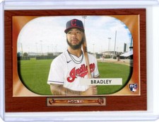 2020 Topps Archives Bobby Bradley Rookie 1955 Bowman Insert #B55-16 Cleveland RC