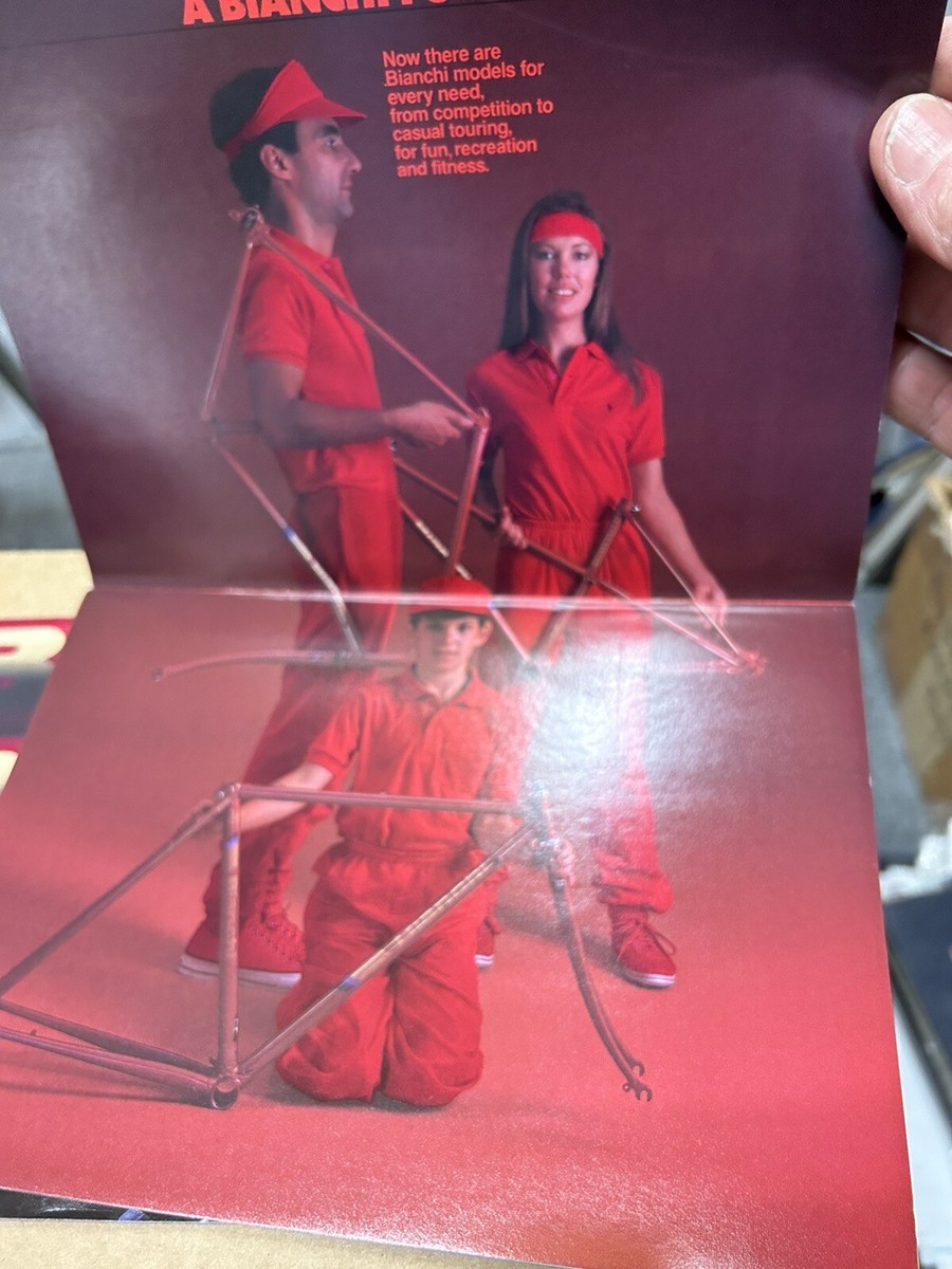 1984 Bianchi Catalog Featuring Super Legerra Strada Sport Classica