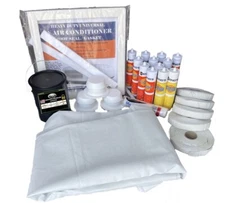 29’x9’6” Alpha TPO Rv Roof Membrane With Install Kit. Replaces Dicor