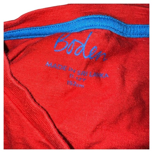 Mini Boden Long Sleeve Layered Red and Gray T-Shirt Size 11-12Y / 152cm - Picture 3 of 4