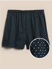 MENS SIZE XL 40-42 BANANA REPUBLIC COTTON BOXERS BIRD PRINT NWT