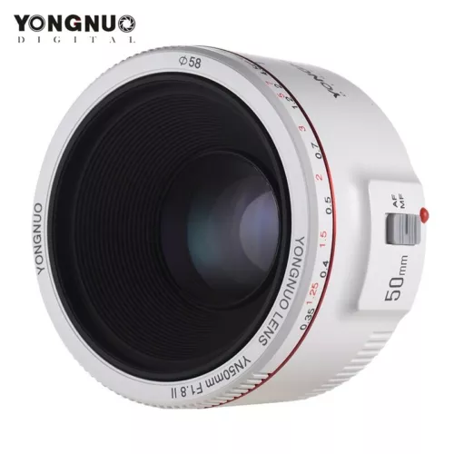 YONGNUO YN50mm F1.8 II Standard Prime Large Aperture Auto Focus Lens for Canon