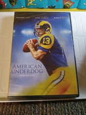 NEW SEALED American Underdog (DVD 2021) FOOTBALL Kurt Warner Story ZACHARY LEVI