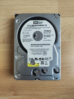DEFEKT Western Digital WD7500AAKS 3.5 Zoll 750GB HDD SATA-II 16MB  Festplatte