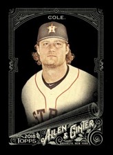 2018 TOPPS ALLEN GINTER X BASEBALL BASE CARD #219 Gerrit Cole Astros