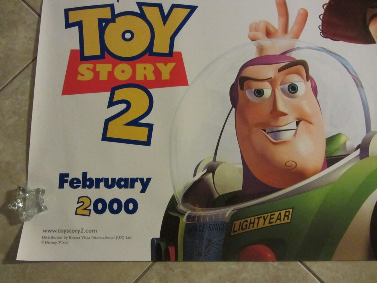 Toy Story movie poster 30 x 40 Walt Disney original Toy Story 2