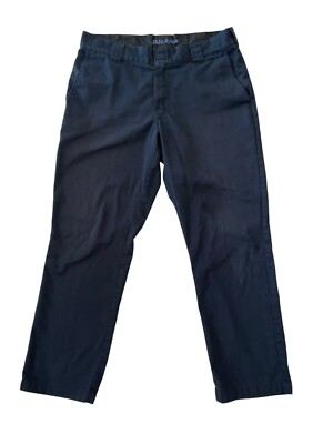 Dickies Flex Work Pants Blue Regular Fit Men s Size 36x29 Good Condition