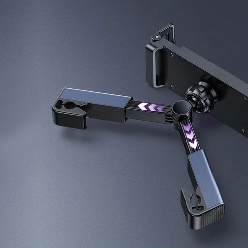 Universal Black Telescopic Car Back Seat Phone Holder Tablet Support Accessories - Foto 6 di 13