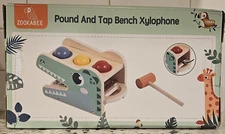 Zookabee Pound and Tap Bench Xylophone - 18M+ -Non-Toxic - Safe - Great Price!