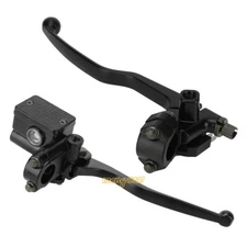 7/8" Motorcycle Handlebar Control Hydraulic Brake Master Cylinder & Clutch Lever
