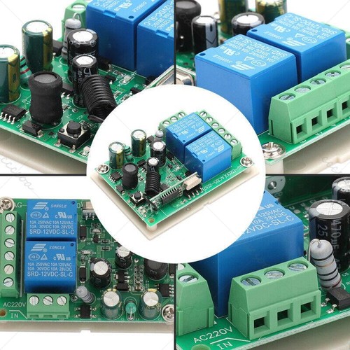 433MHz Funk Universal Garagentor Handsender 5X Fernbedienung +Empfänger AC220V - Bild 11 von 11