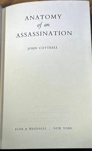 Lincoln - Anatomy of an Assassination 1966 Hardcover John Cottrell VG Civil War - Picture 3 of 5