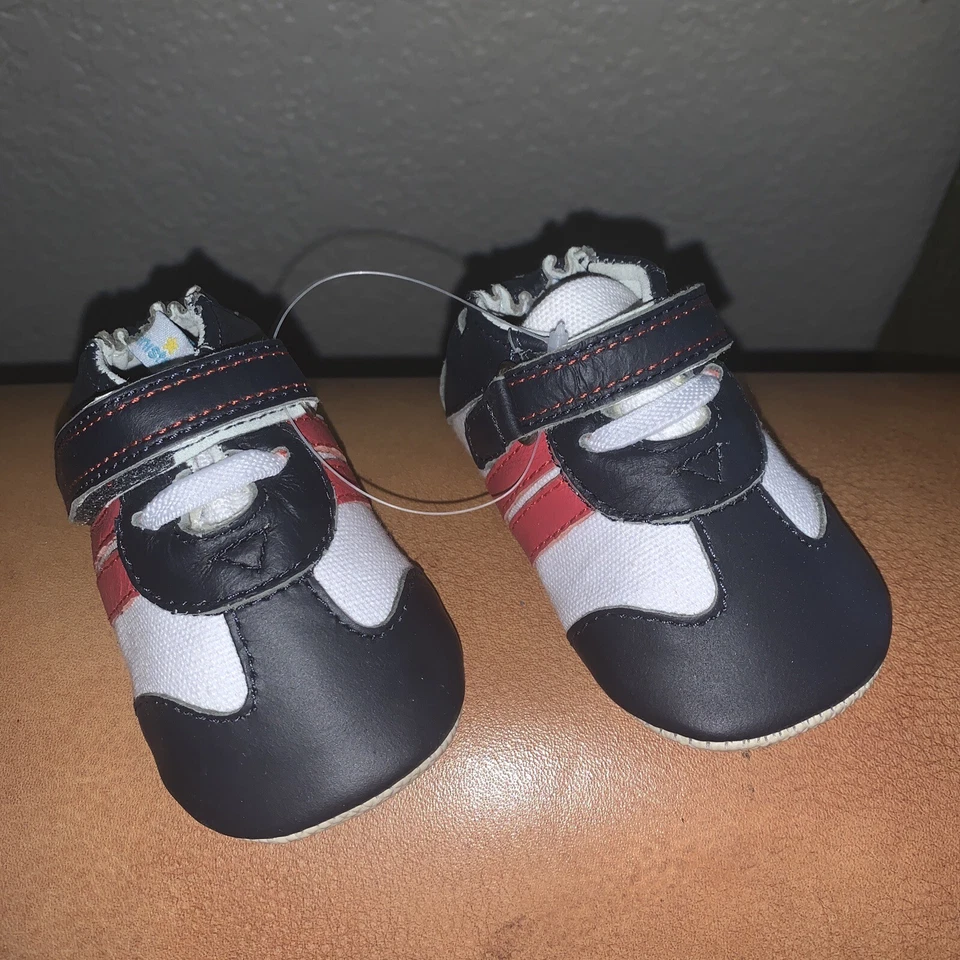 Zapato Deportivo Baby Ministar Explorers By Bobux Cuero Genuino 0-6 Meses Foto 2 de 4