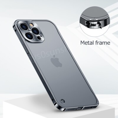Metal Case For iPhone 16 15 Pro Max 14 Pro 13 Aluminium Alloy