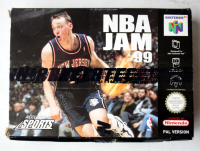 VINTAGE 90'S NINTENDO 64 NBA JAM 99 N64 PAL NEW NOS NORTEC GREEK