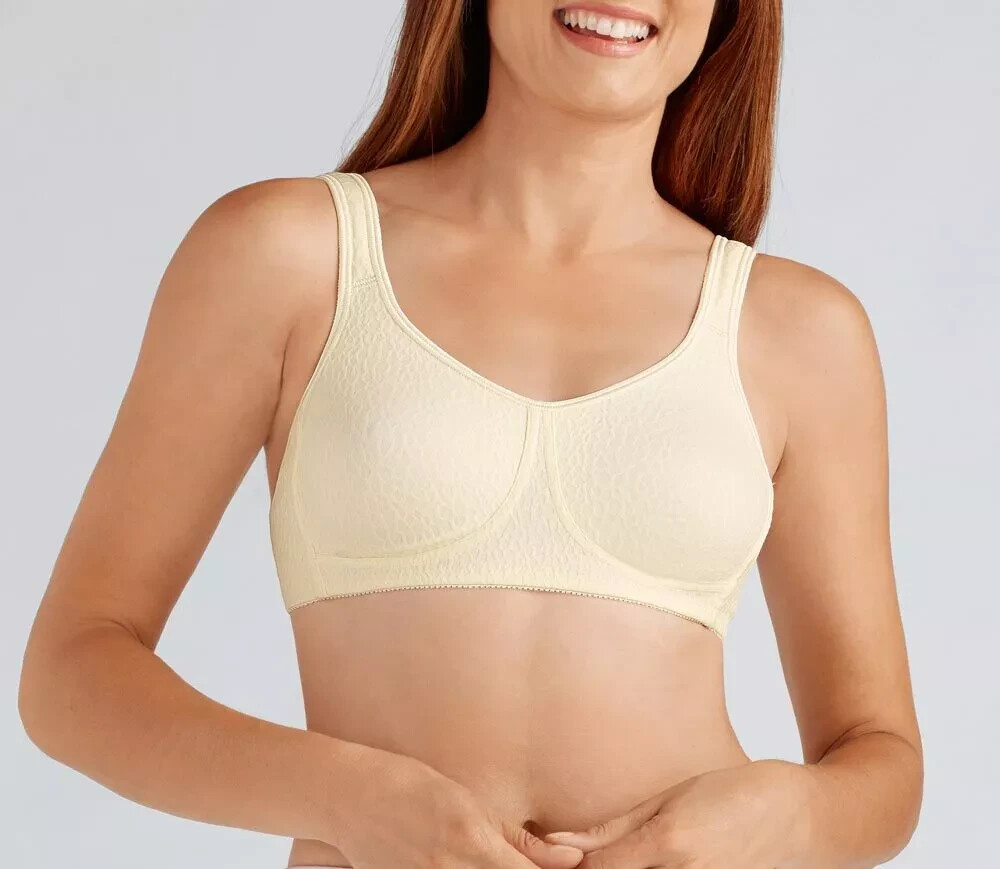 Amoena 0568 Mona Soft Bra Champagne Ivory size 32B NWT
