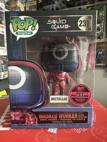 Funko Digital #237 Squid Game Masked Worker Blood Splatter Legendary LE2000