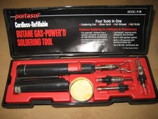 NOS Portasol P-1K Butane Gas Powered Soldering Tool
