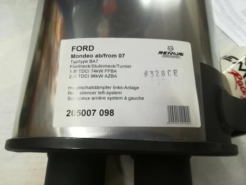 Remus Hauptschalldämpfer Ford Mondeo 07- Typ BA7 - Bild 3 von 3