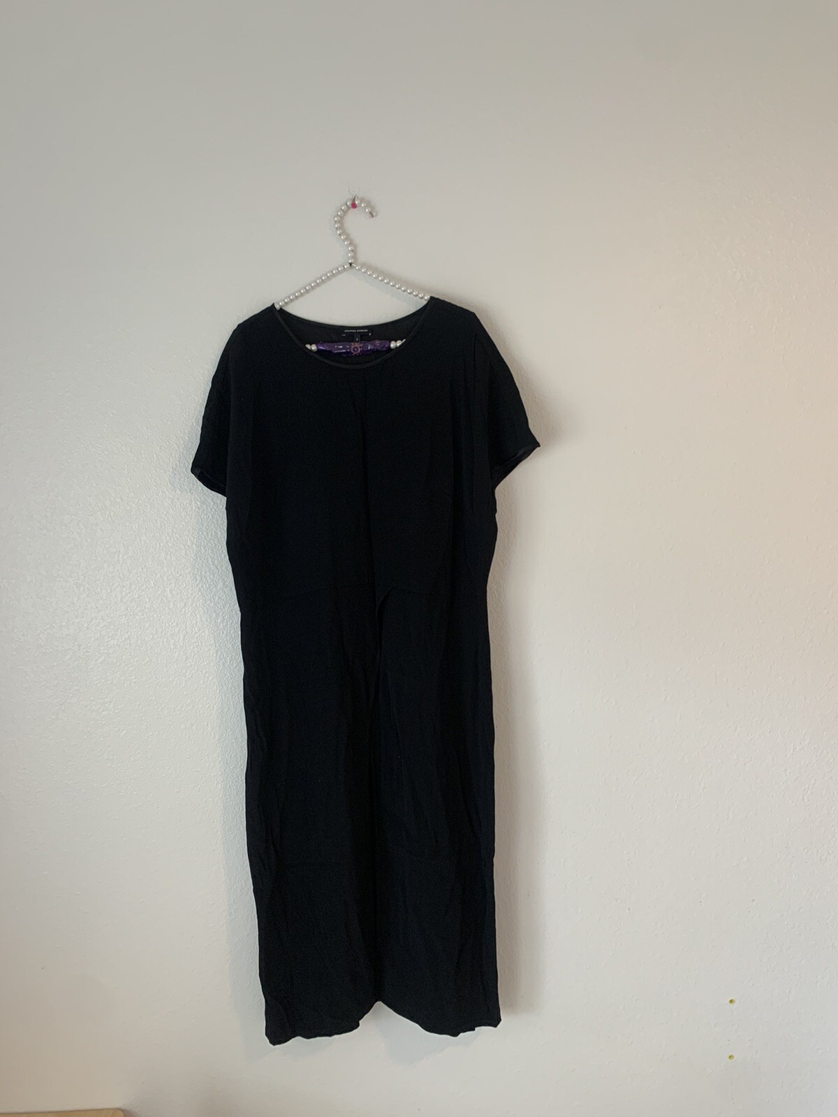 Universal Standard Black Small Basic Maxi Dress C… - image 1