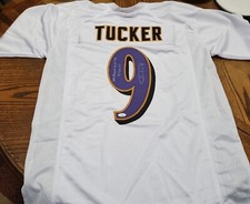 NICE RARE Autographed Ravens Justin Tucker Jersey JSA NFL Field Goal 66 Script