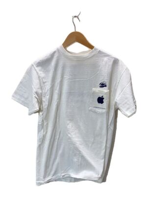 Hanes T-shirt 90s BEEFY APPLE Corporate L Cotton White Used Hanes T-shirt 90s BEEFY APPLE Corporate L Cotton White Used