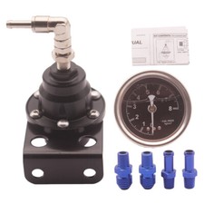 Type S Adjustable Fuel Pressure Regulator Fpr Universal Turbo Gauge 0-160 Psi Type S Adjustable Fuel Pressure Regulator Fpr Universal Turbo Gauge 0-160 Psi