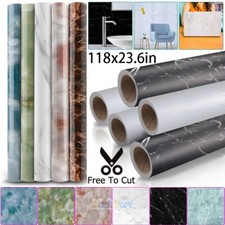 PVC Marble Contact Paper Self Adhesive Peel Stick Kitchen Countertop Wallpaper