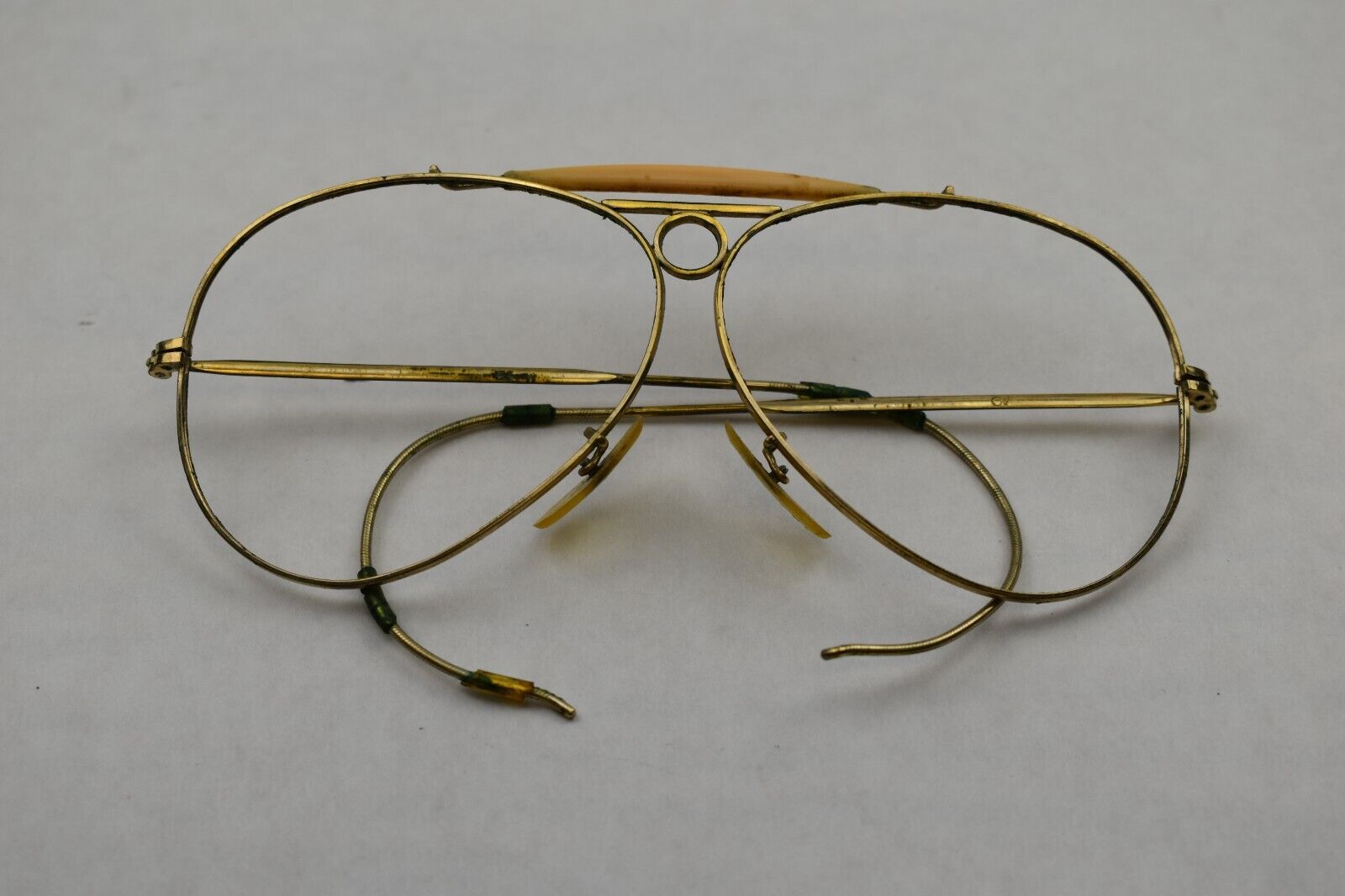 American Optical Vintage Eyeglass Frames Gold - image 2