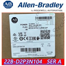 Brand New AB 22B-D2P3N104 PowerFlex 40 AC Drive SURPLUS IN BOX