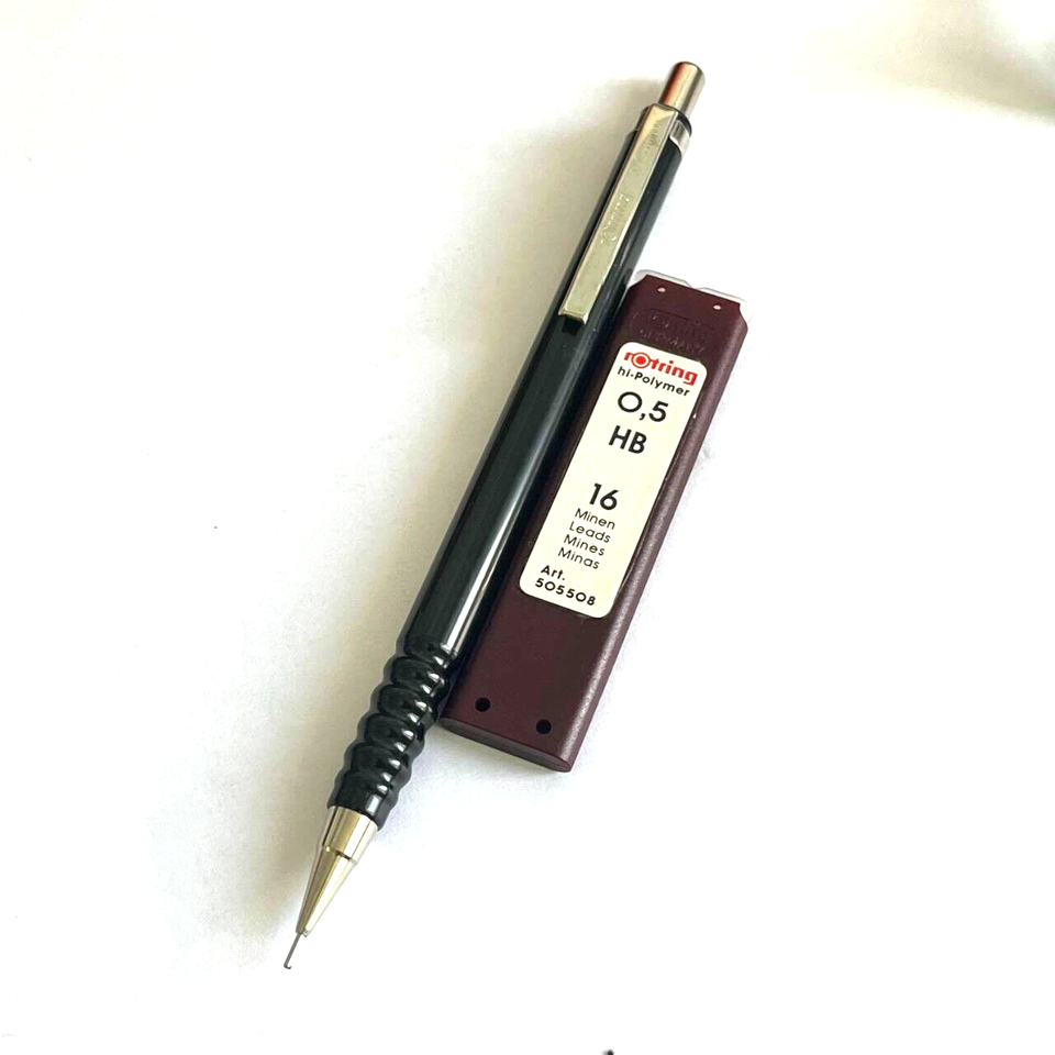 Vintage Rare Rotring Tikky Spe Mechanical pencil with 16pcs lead W ...