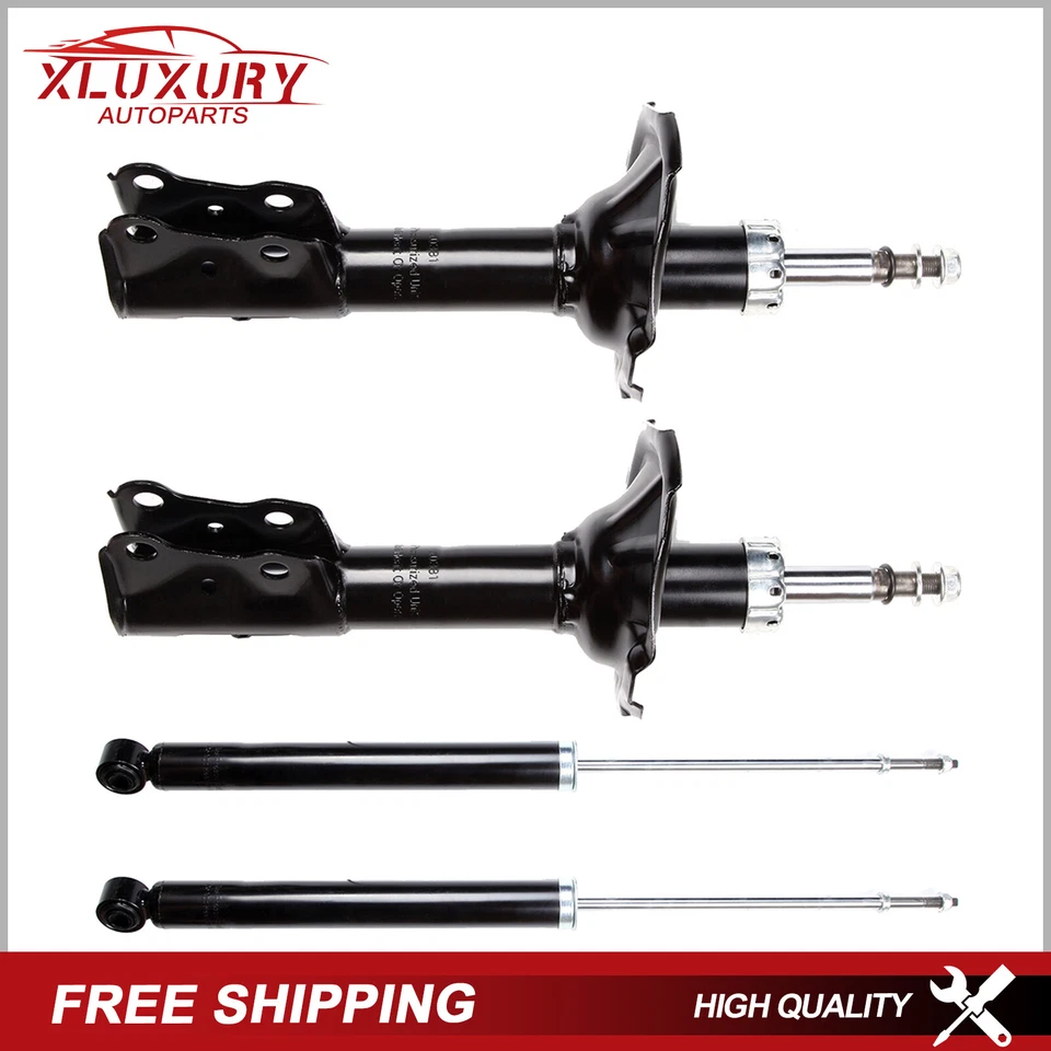 4 Pcs Front Rear Left Right Full Set Shocks Struts Fits 2000-2005 Toyota Echo - Image 2 of 4